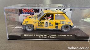 Slot Cars: Fly Renault 5 Turbo Rally Montecarlo 1982 Bruno Saby efecto nieve